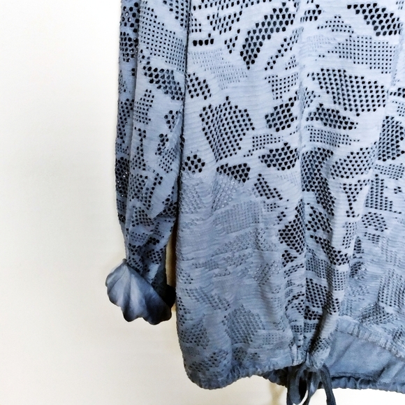 Anthropologie Saturday Sunday Sheer Blue Rinona Top Size XS - Picture 3 of 9